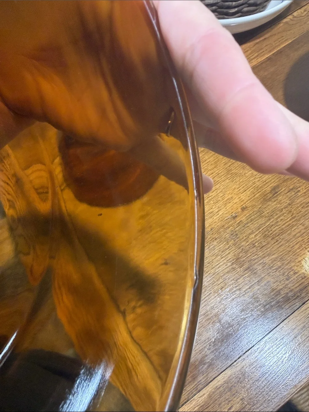 Anchor Hocking Amber Glass Mixing Bowls